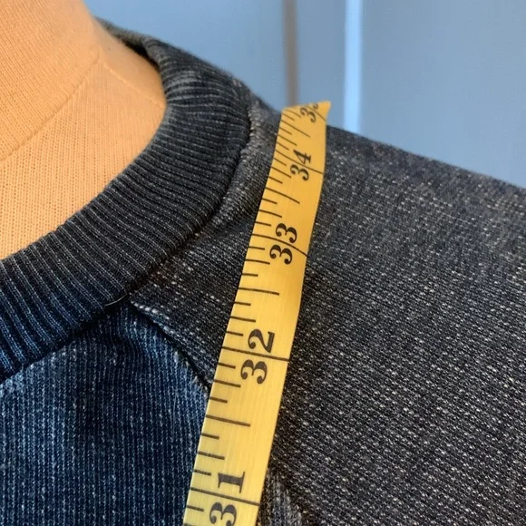 Finisterre Indigo Blue Sweatshirt Dress UK 10 - Picture 5 of 8